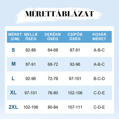 👙 Női divatos, szexi, nyomtatott fürdőruha 3 darabos szett
